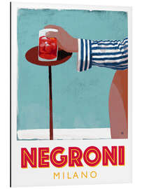 Aluminium print Negroni Milano