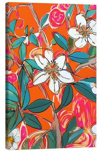 Canvas print Orange Blossom Forest