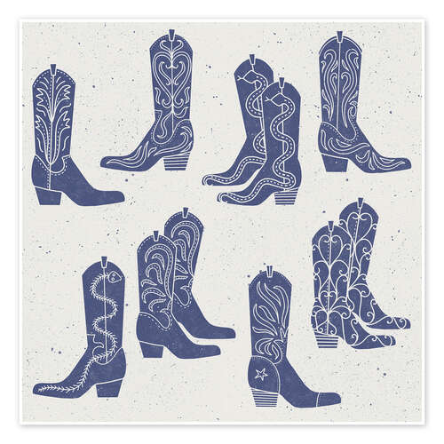 Poster Cowboy Boots