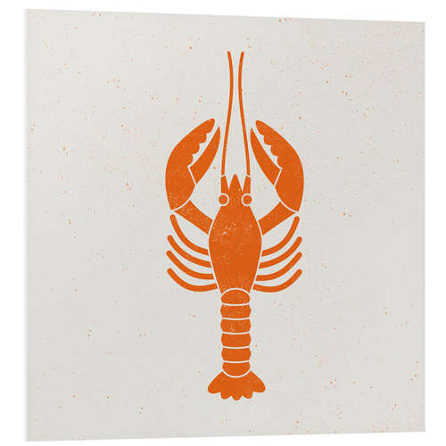 PVC-tavla Orange Lobster