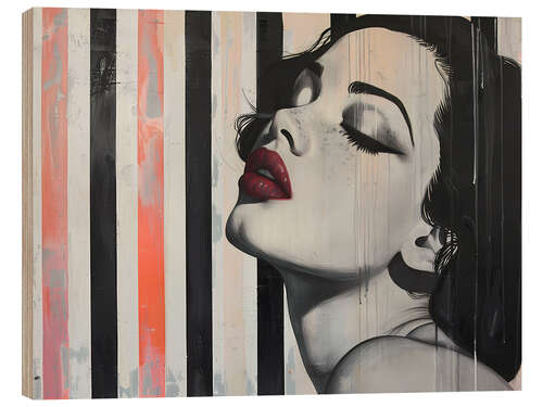 Tableau en bois Sensuality