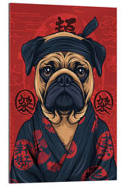 Galleriprint Kimono Pug Dog