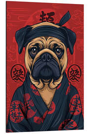 Magnettafel Kimono Mops