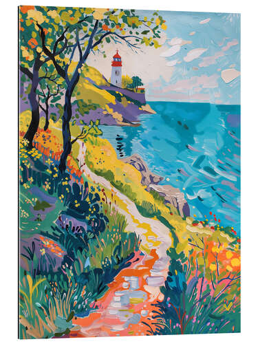 Galleriataulu Coastal path to the lighthouse in spring