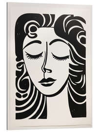 Gallery print Francoise Dreaming in Black and White