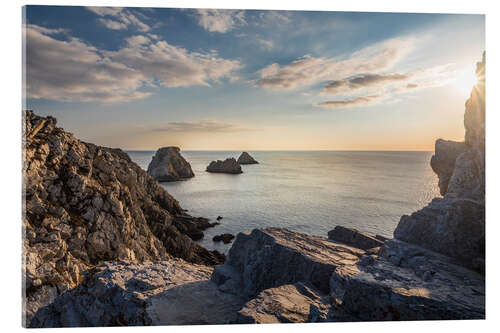 Cuadro de metacrilato Sunset at Pointe de Pen Hir, Brittany