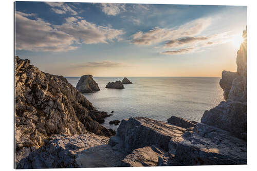 Gallery Print Sonnenuntergang am Pointe de Pen Hir, Bretagne