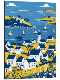Aluminium print Beachside Cottage
