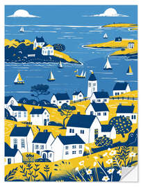 Wandsticker Ferienhaus am Strand