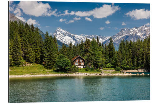 Gallery print House at Lake Arnisee in the Uri Alps I