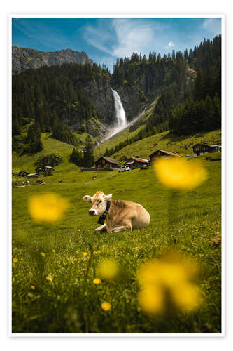 Poster Swiss Alpine Idyll