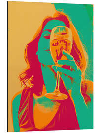 Aluminium print Aperol Spritz Queen in great colours