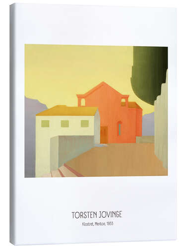 Canvas print Torsten Jovinge - Klostret, Menton, 1933