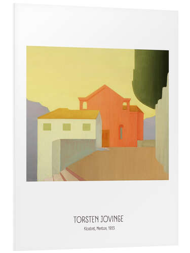 Foam board print Torsten Jovinge - Klostret, Menton, 1933