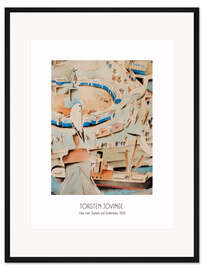 Gerahmter Kunstdruck Torsten Jovinge - View over Slussen and Södermalm, 1928