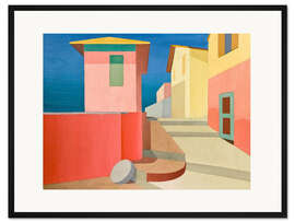 Gerahmter Kunstdruck Felicité, Menton