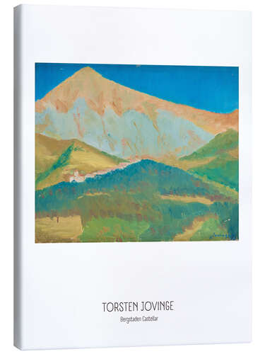 Tableau sur toile Torsten Jovinge - Bergstaden Castellar