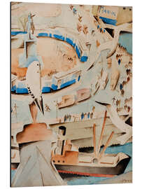 Magnettafel Blick über Slussen und Södermalm, 1928