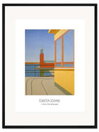 Gerahmter Kunstdruck Torsten Jovinge - In front of the Central Palace