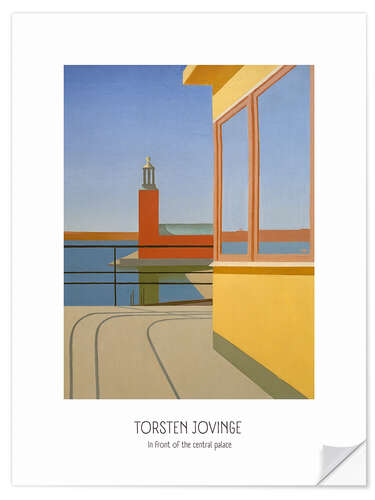 Vinilo para la pared Torsten Jovinge - In front of the Central Palace