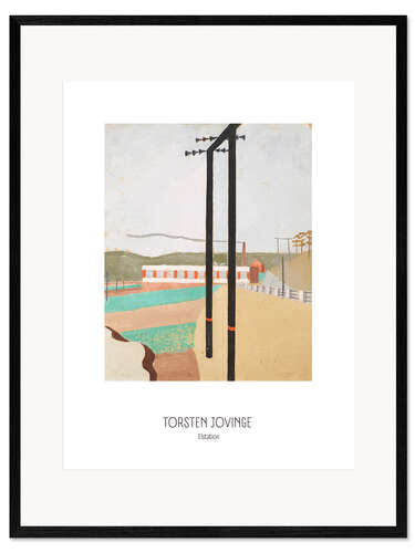 Plakat artystyczny premium w ramie Torsten Jovinge - Elstation