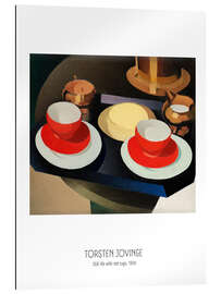 Gallery print Torsten Jovinge - Still life with red cups, 1936