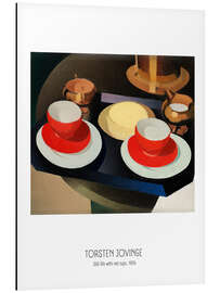 Magnettafel Torsten Jovinge - Still life with red cups, 1936