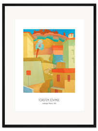 Gerahmter Kunstdruck Torsten Jovinge - Landscape, Menton, 1926