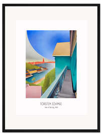 Gerahmter Kunstdruck Torsten Jovinge - View of the city, 1930