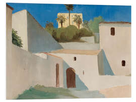 Tableau en PVC Sunlit facades in Cagnes sur Mer, 1927