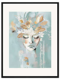 Gerahmter Kunstdruck Rainflora