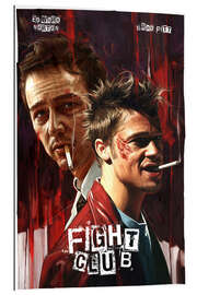 Gallery print Fight Club - Edward Norton, Brad Pitt