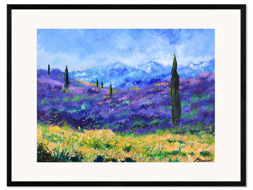 Kehystetty taidepainatus Lavender in Provence
