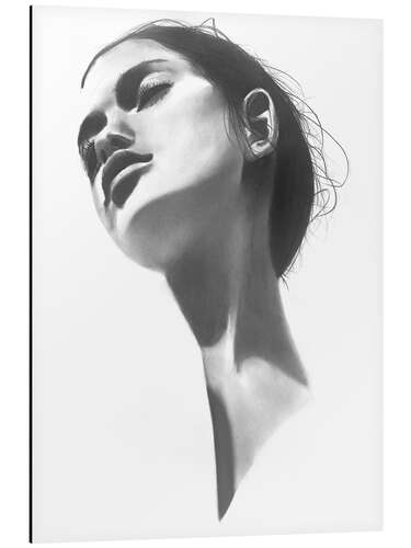 Aluminium print Zoe