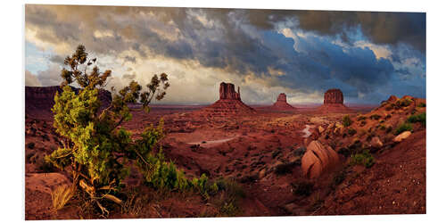 PVC print Dramatic Monument Valley