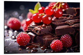 Magnettafel Beeren Und Schokolade