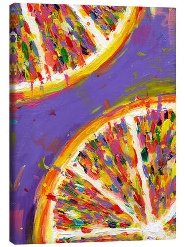 Canvas print Lemon Slices