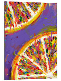 Tableau en plexi-alu Lemon Slices