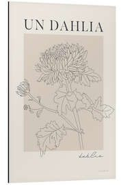 Magnettafel French Flowers - Un Dahlia