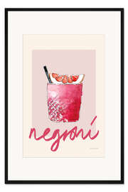 Gerahmter Kunstdruck Negroni