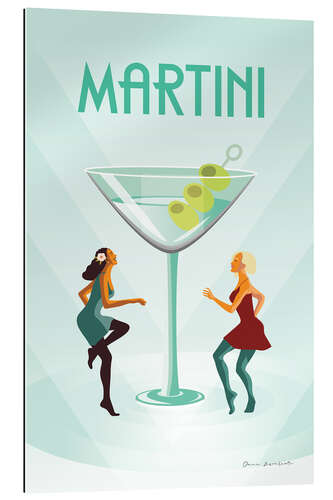 Tableau en plexi-alu Martini