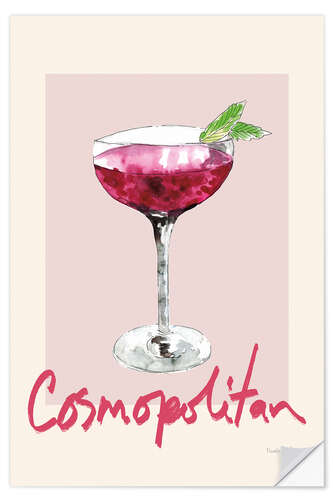 Naklejka na ścianę Cosmopolitan