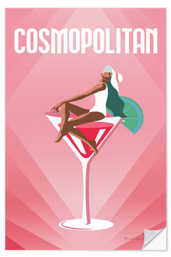 Naklejka na ścianę Cosmopolitan