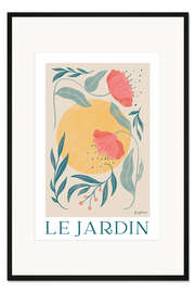 Gerahmter Kunstdruck Le Jardin