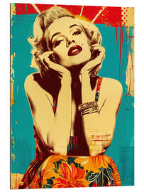 Quadro em plexi-alumínio Marilyn Forever