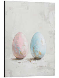 Obraz na aluminium Two Pastel Eggs