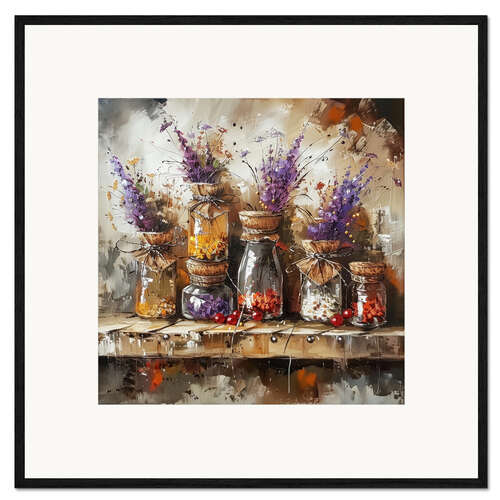 Impression artistique encadrée Sun-Kissed Harvest