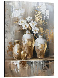 Magnettafel Goldene Blüte