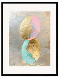 Ingelijste kunstdruk Golden Eggs