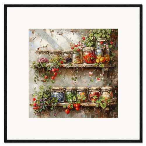 Kunsttryk i ramme Summer Harvest